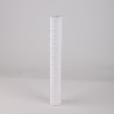 Cartucho de filtro de feridas de cordas 20 polegadas PP 1/3/5/10/20 Micron para indústria química