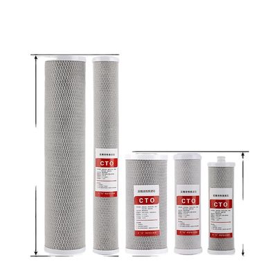 Cartucho de filtro de carbono ativado de polipropileno de qualidade alimentar 20*4,5cto