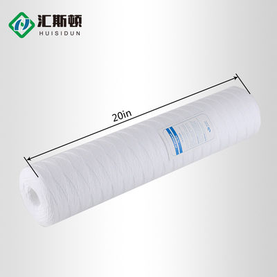 Filtro de fio de fibra de cordas de 20 polegadas para aplicações industriais de filtragem