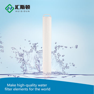 O filtro de água substitui o elemento de filtro dobrável de alto caudal para o tratamento de água de usinas de energia