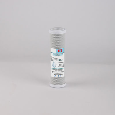 Cartucho de filtro de carbono CTO para osmose reversa 10 polegadas de carbono ativado comprimido