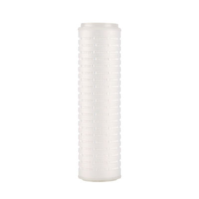Osmose Reversa 10/20/30/40/50/60 Pulgada Filtro Plissado para Filtração de Bebidas 1micron