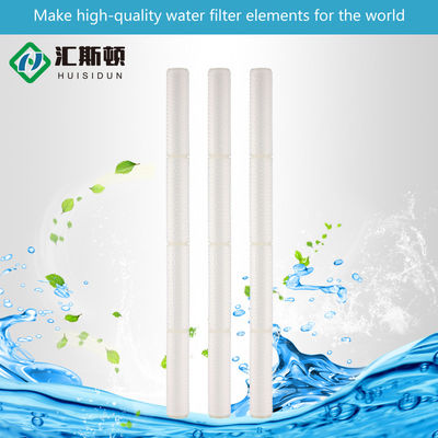 Osmose Reversa 10/20/30/40/50/60 Pulgada Filtro Plissado para Filtração de Bebidas 1micron
