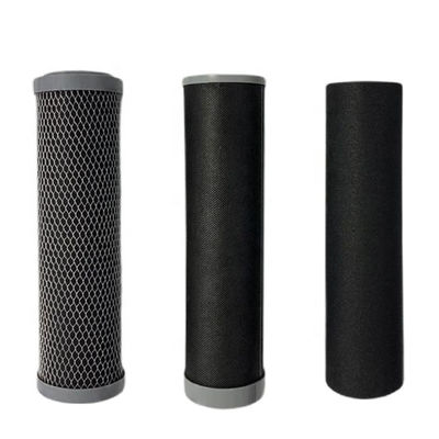 Cartucho de filtro de carbono CTO de 10 polegadas para filtragem de água