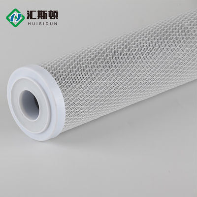 Cartuchos de filtro de bloco de carbono ativado de 5 micrões e 10 polegadas para pré-filtração doméstica