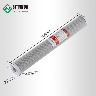Cartucho de filtro de bloco de carbono ativado 220V para sistema de osmose reversa