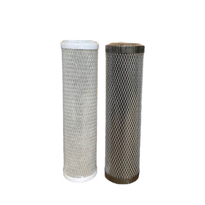 Cartucho de filtro frontal de água pura para máquina de carbono ativado comprimido