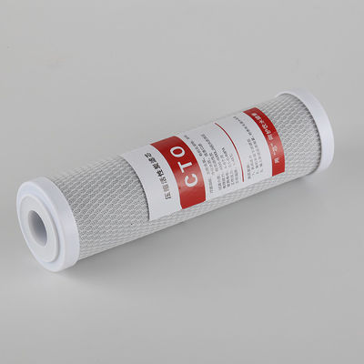 10 polegadas CTO comprimido de carbono ativado Rod pré-filtro para o equipamento de filtragem de água