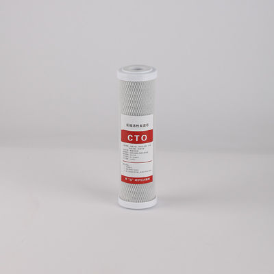 10 polegadas CTO comprimido de carbono ativado Rod pré-filtro para o equipamento de filtragem de água