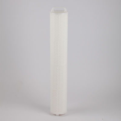 3.6 kg Peso 40 polegadas 3m Alto fluxo elemento de filtro plissado para tratamento industrial de água