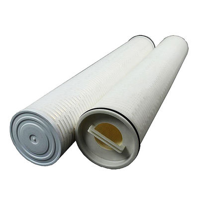 Cartucho de filtro plissado de alto fluxo de 20 polegadas e 40 polegadas para tratamento de águas residuais, exceto ferrugem