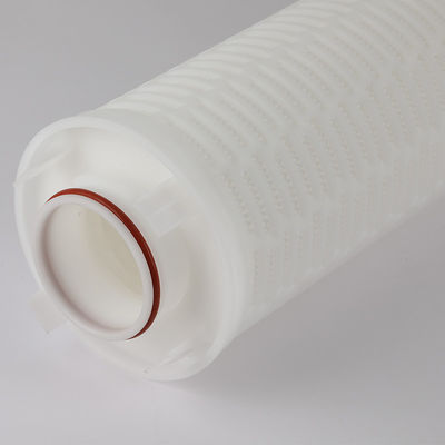Elemento de filtro plissado de 40 polegadas PP de alto fluxo para banho de pressão de 1-100um