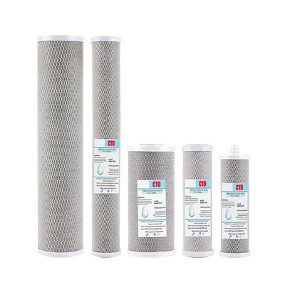 Alto adsorção 10 polegadas 20 polegadas Coco Shell Bloco de Carbono Ativado Purificador de Água 220V