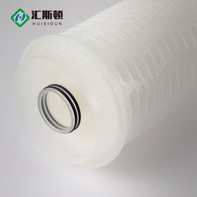 Cartucho de filtro de água plissado de alta taxa de fluxo PP PES PVDF PTFE Nylon para OEM