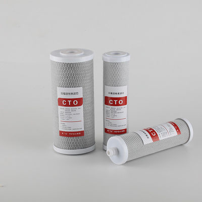 Filtro Cto Natural de Concha de Coco L 10*4,5 para Purificação de Água Sem Poluição