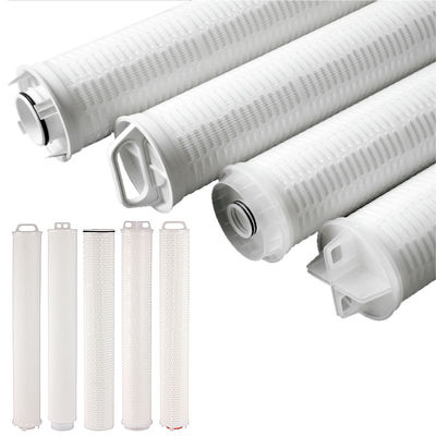 40 polegadas de bobina dupla de alto fluxo de filtro plissado de PP para sistema de filtragem industrial