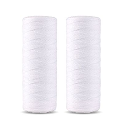 1/5/10/20/30/50/100 Micron Rating 10 * 4,5 polegadas Cartucho de filtro de rotação de feridas da série PP