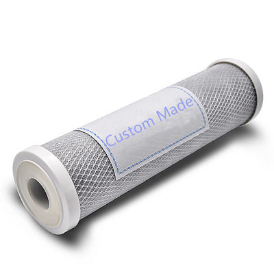 10 polegadas UDF Coconut Shell CTO Filtro de Bloco de Carbono Ativado para Sistema de Purificação de Água de Casa Inteira