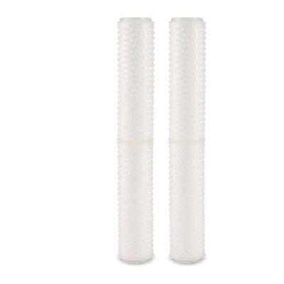 Cartucho de filtro de tratamento de água de polipropileno plissado de 20 polegadas para sistema de água pura