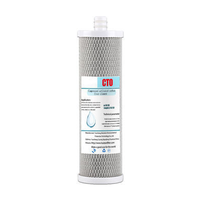 Cartucho de filtro de carbono ativado de 10 polegadas para pré-filtragem