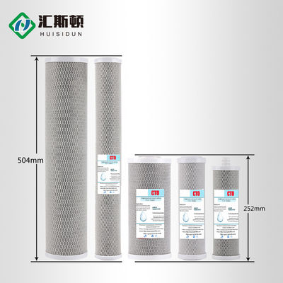 Cartucho de filtro de carbono ativado de 10 polegadas para pré-filtragem