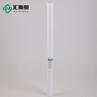 Filtro de água industrial de polipropileno 20 * 2,5 polegadas Filtro de cartucho de ferida de PP para água
