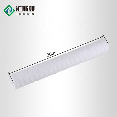 0.8 kg de cartucho de filtro de feridas de cordas de PP para tratamento industrial eficaz de águas