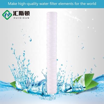 0.8 kg de cartucho de filtro de feridas de cordas de PP para tratamento industrial eficaz de águas