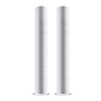 Cartucho de filtro de carbono de casca de coco CTO de 20 polegadas e 5 mícrons para filtro de água comercial