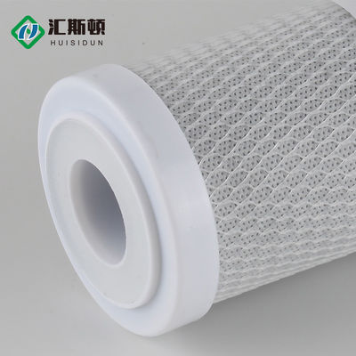 Cartucho de purificador de água de filtro de carbono ativado CTO para uso doméstico 20 polegadas de eficiência