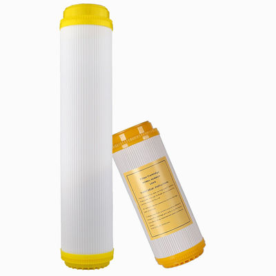 Prefiltração doméstica Cartucho de filtro de resina de intercâmbio de íons de 20 polegadas para amolecer a água