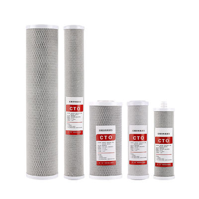 Cartucho de filtro de carbono ativo para filtragem de água