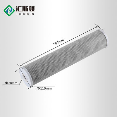Cartucho de filtro de carbono ativo para filtragem de água