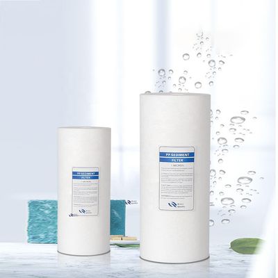 Cartucho soprado de 10 polegadas e 5 microns para filtragem eficaz de água