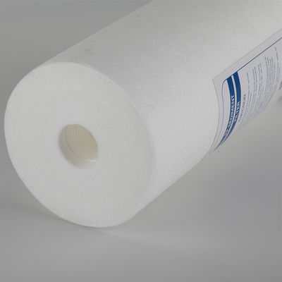 20 polegadas 30 polegadas 40 polegadas cartucho de filtro soprado por fusão de PP para tratamento de água
